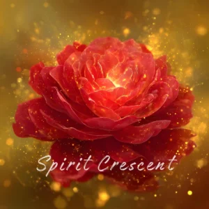 Moon Rose Celestial Offering Alluring Activation Digital Astral Spiritual Energy Gift Ritual Blessing Devotion for Spirit Companion or Loved Ones in Spirit