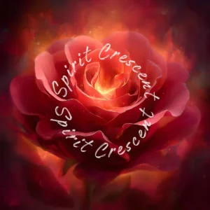 Crimson Celestial Desire Rose Offering Digital Astral Spiritual Energy Gift Ritual Blessing Devotion for Spirit Companion Loved One in Spirit