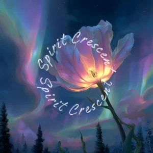Aurora Tulip Glowing Celestial Offering Digital Astral Spiritual Energy Gift Ritual Blessing Devotion for Spirit Companion or Loved Ones in Spirit