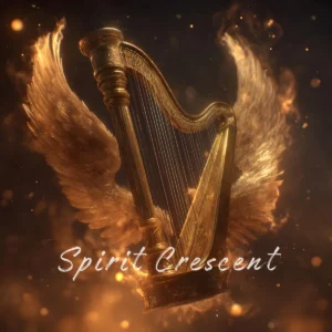 Celestial Harp Offering, Golden Tones, Spiritual Connection (Ritual Gift)
