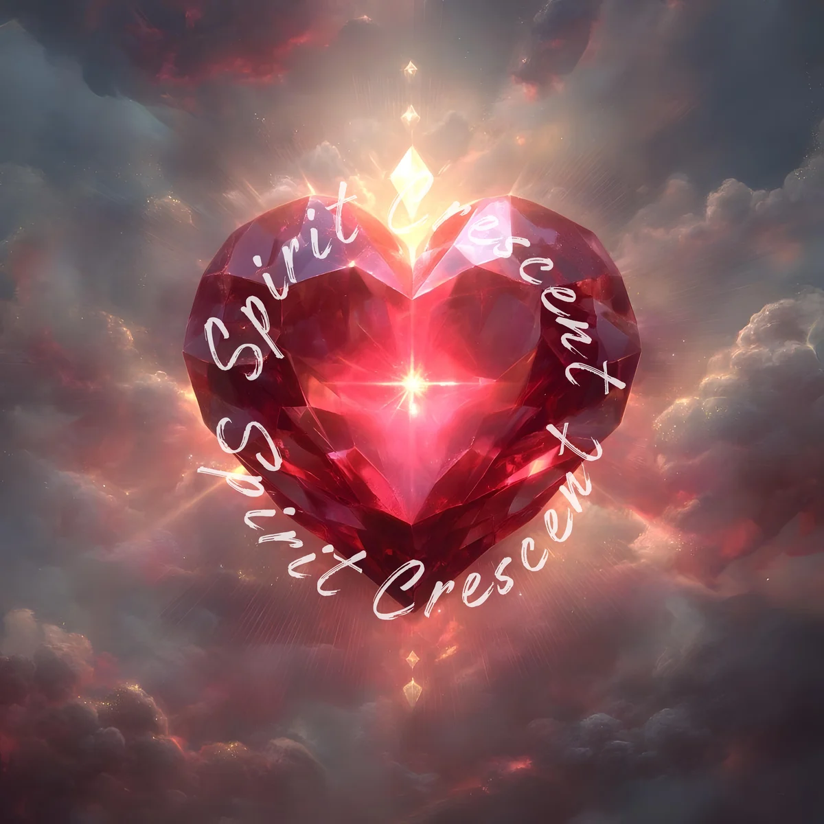Ruby Heart Spiritual Offering - Celestial Energy Ritual for Connection