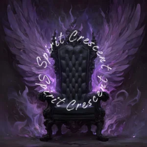 Spiritual Offering Black Glass Throne (Celestial Energy Gift)