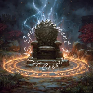 Bronze Elemental Throne Celestial Offering Digital Astral Spiritual Energy Gift Ritual Blessing Devotion for Spirit Companion or Loved Ones in Spirit