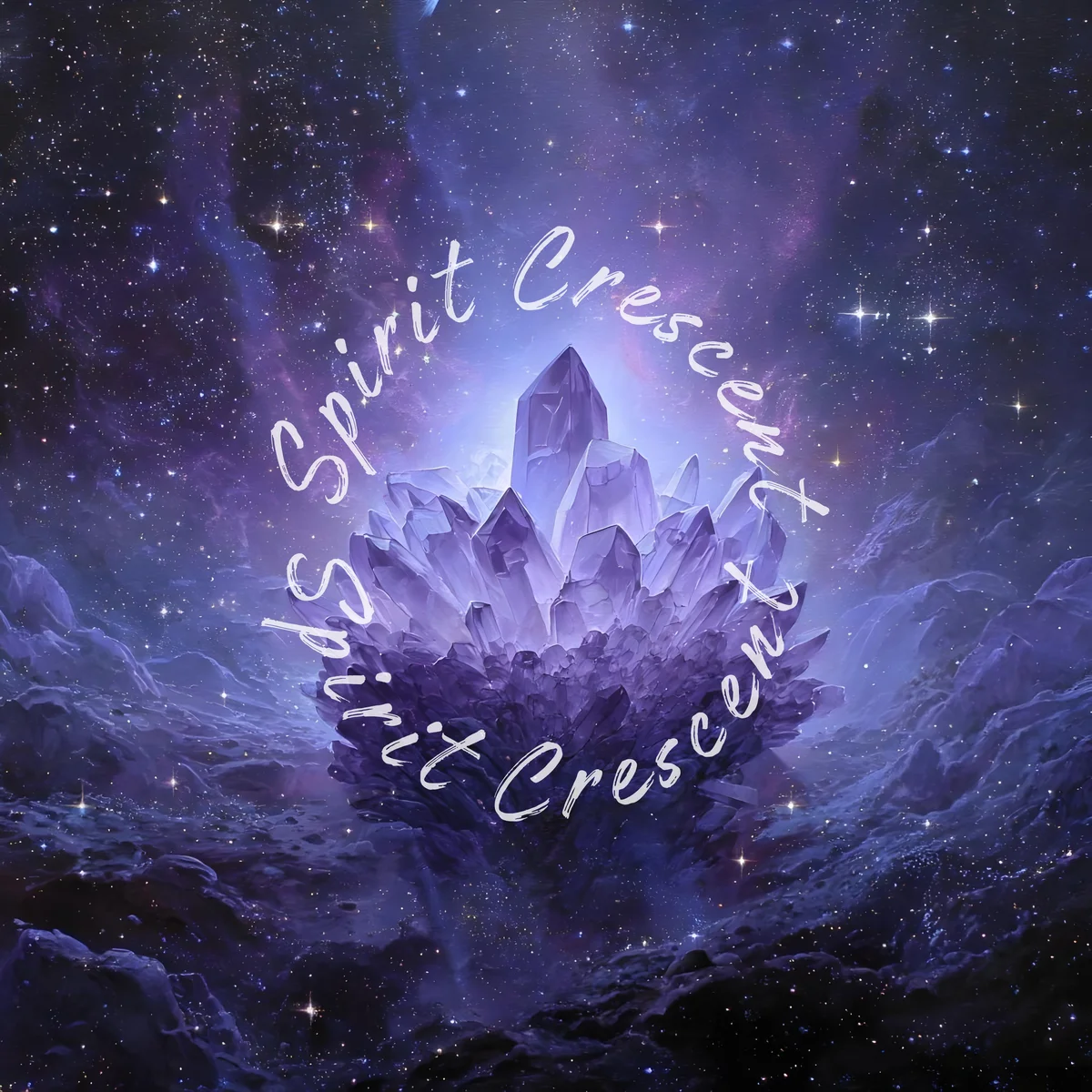 Amethyst Crystal Throne Celestial Offering Digital Astral Spiritual Energy Gift Ritual Blessing Devotion for Spirit Companion or Loved Ones in Spirit