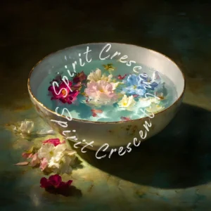 Celestial Porcelain Bowl, White Spiritual Offering (Ritual Blessing Gift)