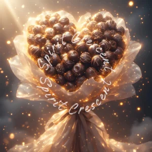 Celestial Dark Chocolate Heart Spirit Offering Awaken Desire Intimacy Passion Sacred Activation Satisfaction