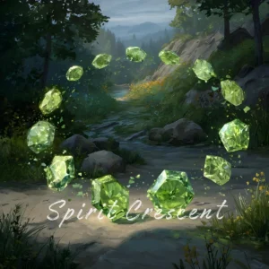 Enchanted Peridot Celestial Offering Digital Astral Spiritual Energy Gift Ritual Blessing Devotion for Spirit Companion or Loved Ones in Spirit