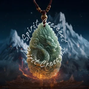 Jade Pendant Celestial Offering Digital Astral Spiritual Energy Gift Ritual Blessing Devotion for Spirit Companion or Loved Ones in Spirit