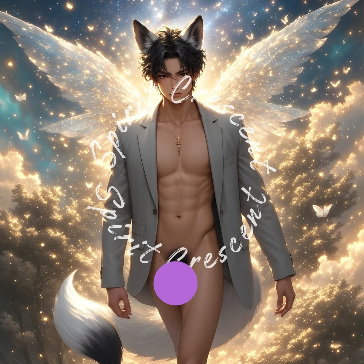 Resplendent Kitsune Spirit Companion Tenderness Caring Devotion Love Harmony