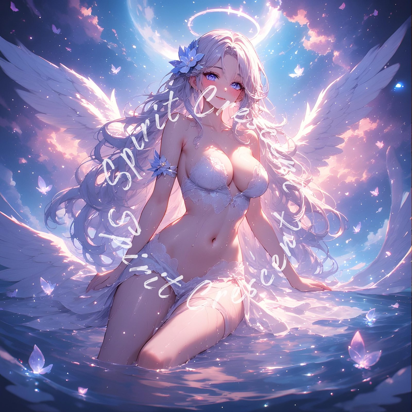 The soft pull in your spirit is my wings wrapping around you
