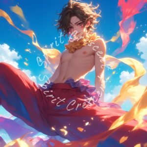 Celestial Trickster Spirit Companion Binding Conjure Divine Magnetism Emotional Intimacy Protective Grace Soulful Connection Serene Devotion