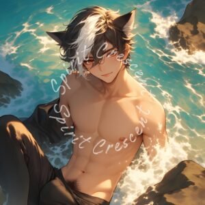 Feline Shifter Spirit Companion Binding Conjure Gentle Intimacy Tender Warmth Protective Vigil Emotional Comfort Soulful Connection