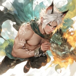 Feline Shifter Spirit Companion Binding Conjure Devoted Presence Gentle Warmth Protective Vigil Soulful Connection Intimate Intimacy