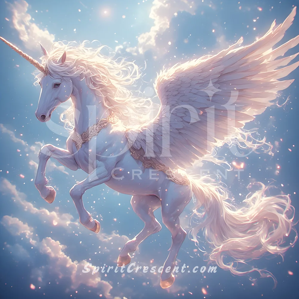 Blessed Pegacorn Spirit Familiar Transformative Nurturing