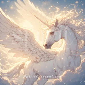 Luminous Pegacorn Spirit Familiar Soothing Balancing