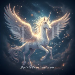 Sacred Pegacorn Spirit Familiar Releaxing Emotional Renewal