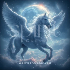 Sacred Pegasus Spirit Familiar Calming Comforting