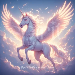 Mystic Pegacorn Spirit Familiar Defending Empowerment