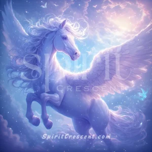 Astral Pegasus Spirit Familiar Strength Grief Healing