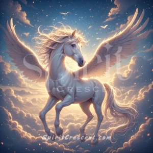 Magical Pegasus Spirit Familiar Divine Timing Alignment Loyalty