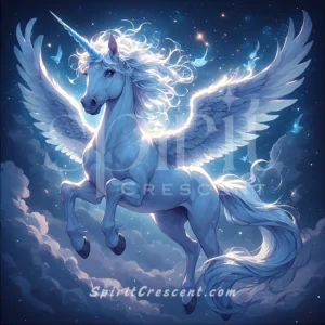 Blessed Pegacorn Spirit Familiar Divine Timing Alignment Uplifting