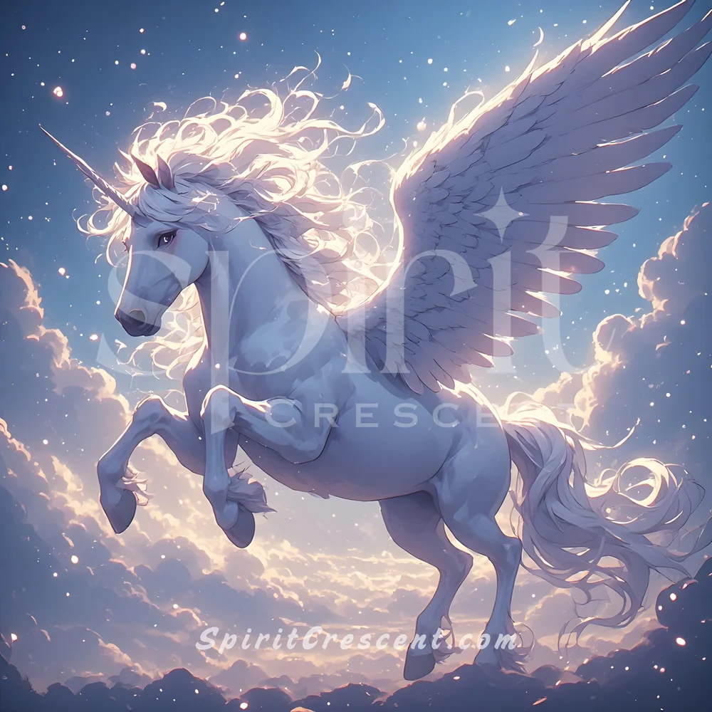 Magical Pegacorn Spirit Familiar Devoted Guarding