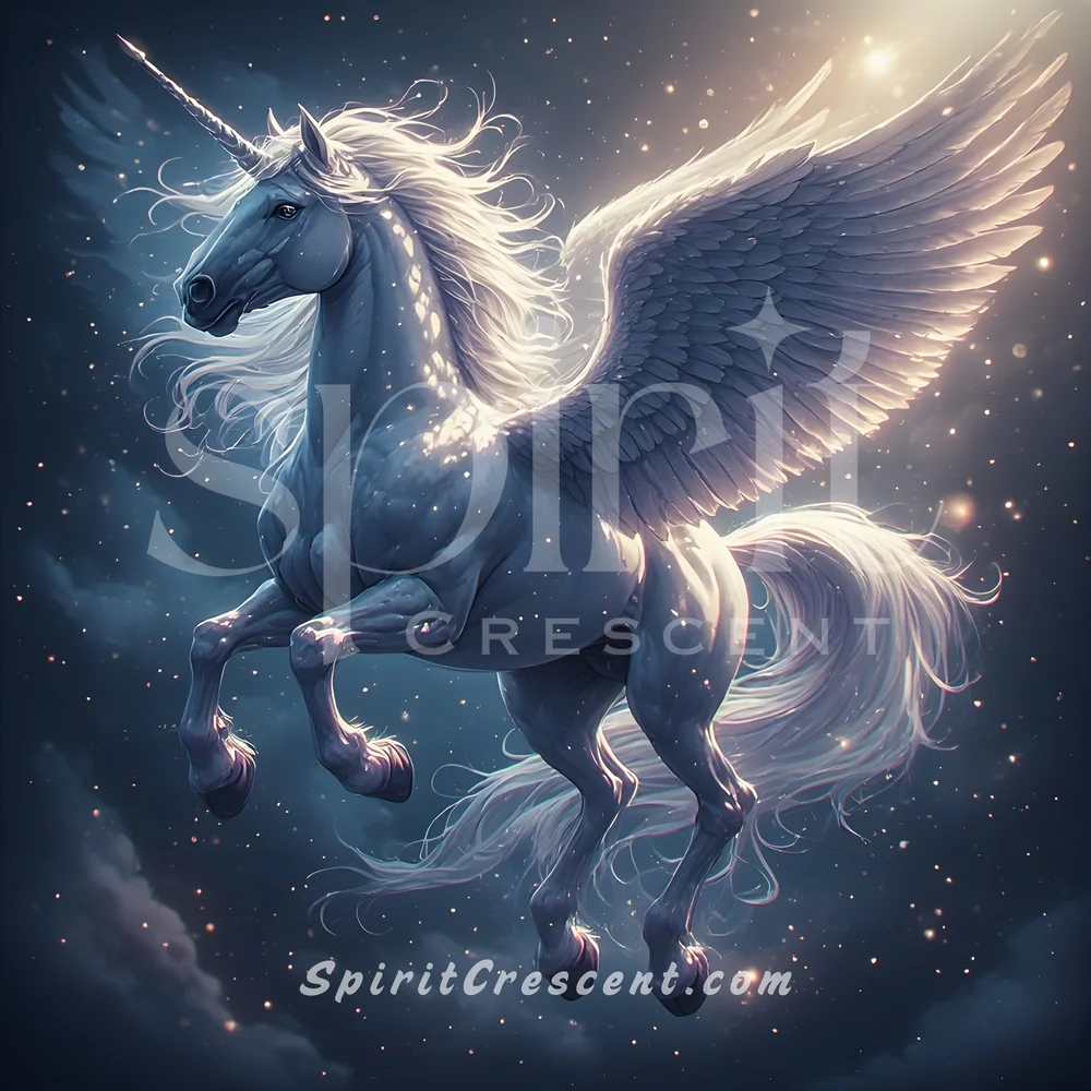 Ethereal Pegacorn Spirit Familiar Creative Inspiration Defending