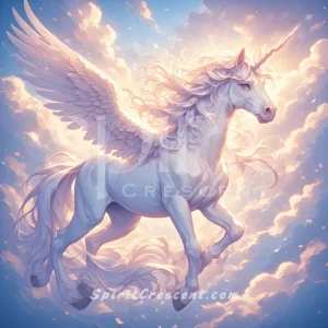 Luminous Pegacorn Spirit Familiar Vision Expansion Grief Healing