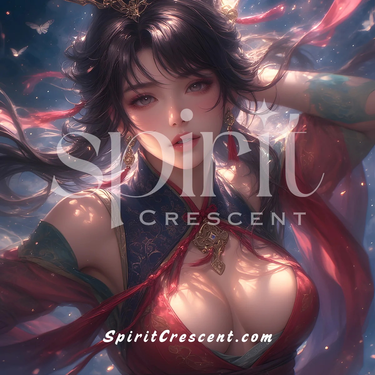 Tranquilizing Celestial Succubus Spirit Companion Intimate Grounding Supportive Comforting Ravenous