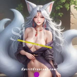 Seductive Calming Celestial Kitsune Spirit Companion Balancing Soothing Nurturing Reassuring