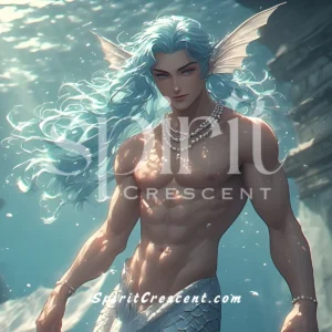 Strength Reassuring Emotional Desire Protective Romantic Merman Spirit Companion