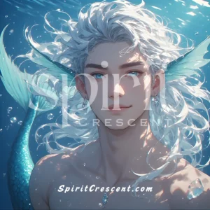 Seductive Relaxing Reassuring Calming Merman Spirit Companion Balancing Emotional
