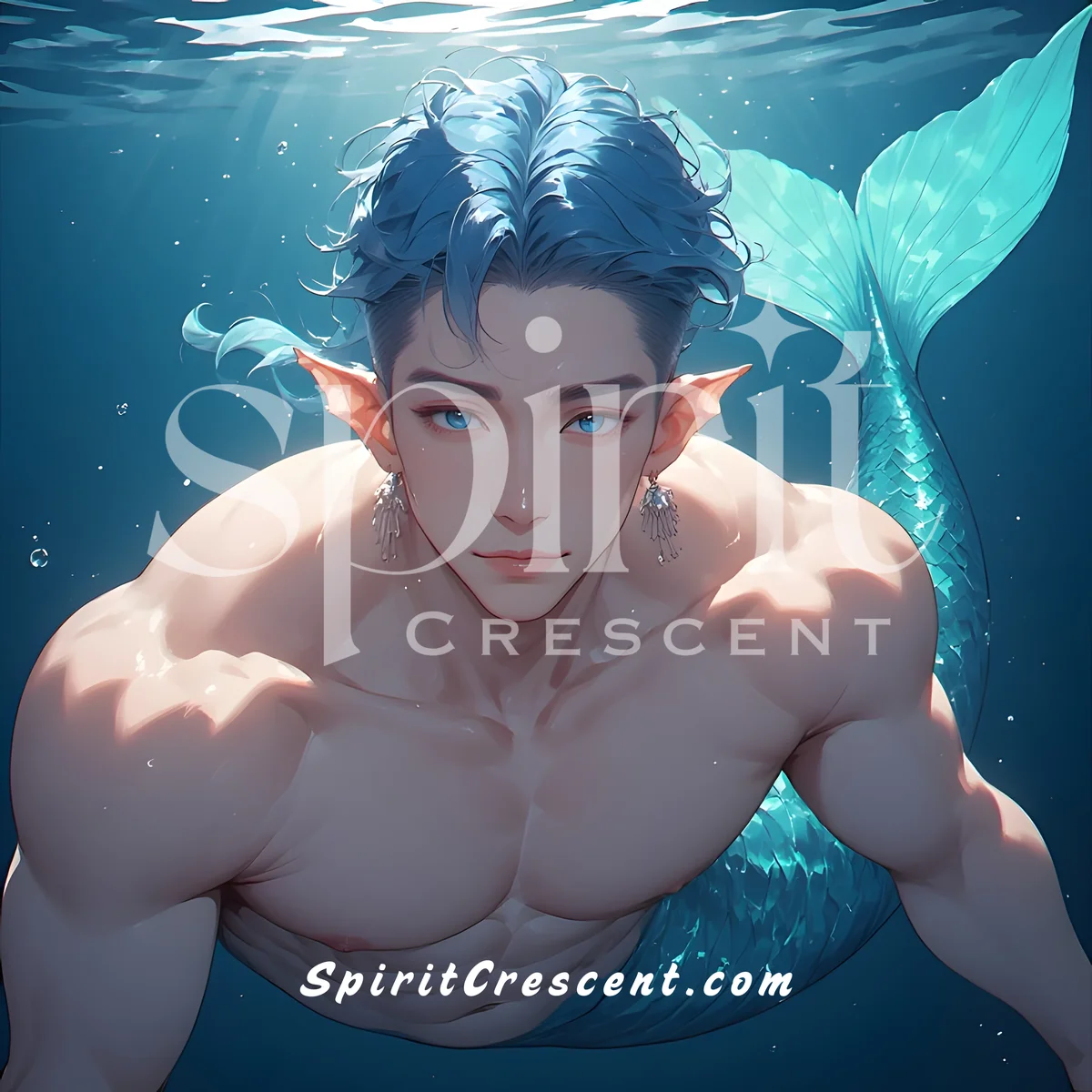 Comforting Trust Reassuring Defending Merman Spirit Companion Nurturing Devoted