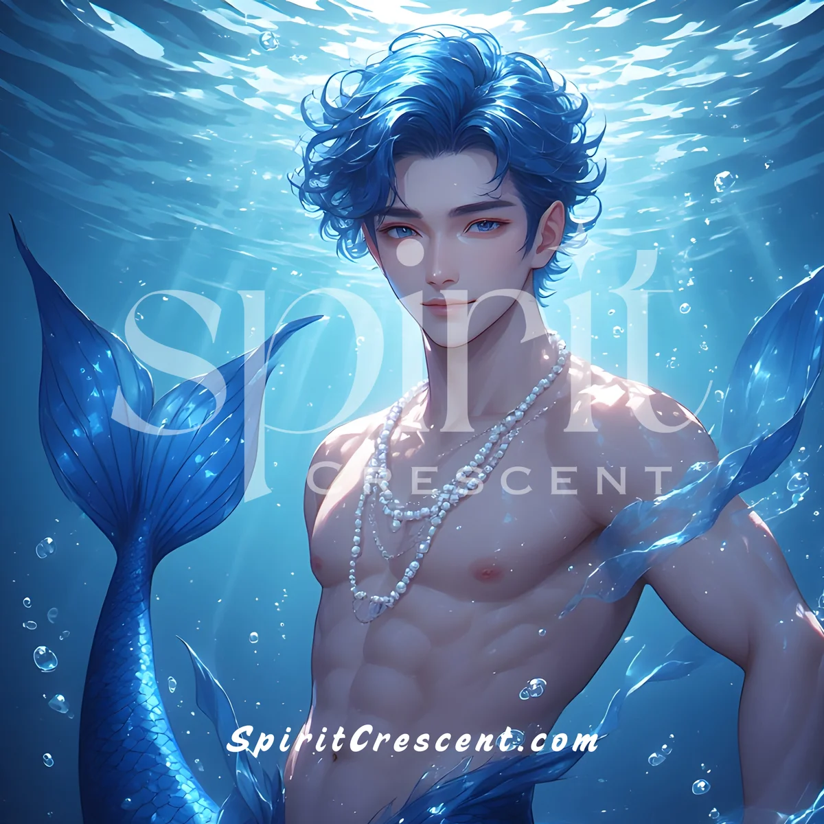 Guarding Relieving Relaxing Merman Spirit Companion Shielding Comforting Sensual