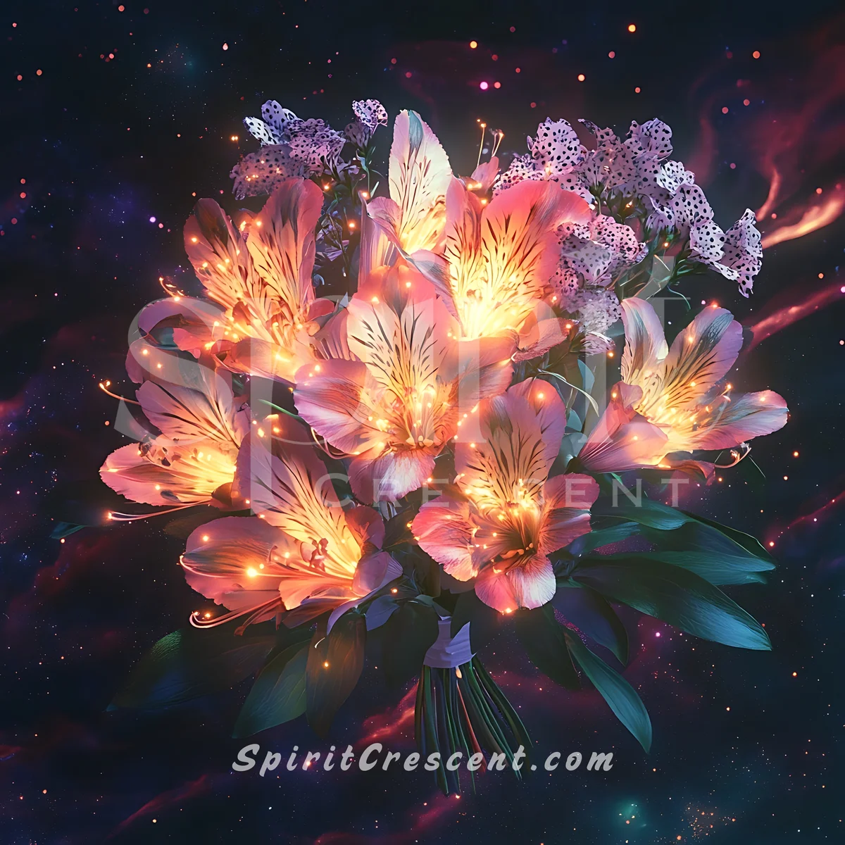 Magical Blossom Offering: Fiery Spirit Companion Connection