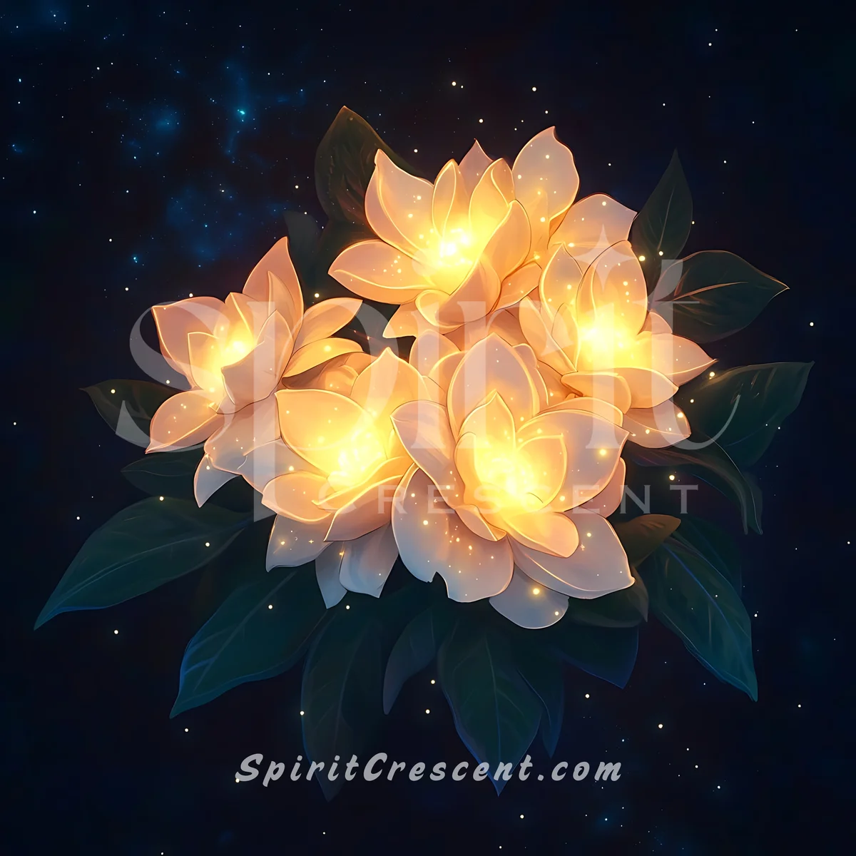 Celestial Gardenia Spirit Offering, Magnetic and Fiery (Blessing for Connection)