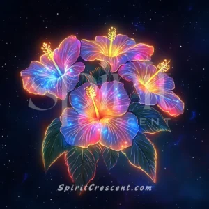 Ethereal Spirit Offering, Hibiscus Plumeria Floral (Calming, Warm Aura)