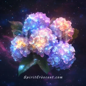 Mystic Hydrangea Gardenia Floral Blessing for Spirit Companion Seductive Captivating Magnetizing Devoted