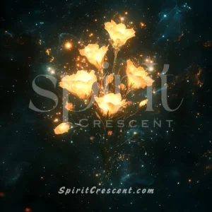 Sacred Flower Gift for Spirit Companion Enticing Fiery Devoted Tender