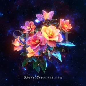 Celestial Camellia Azalea Bouquet Offering for Spirit Companion Intimate Passionate Magnetizing Magnetic