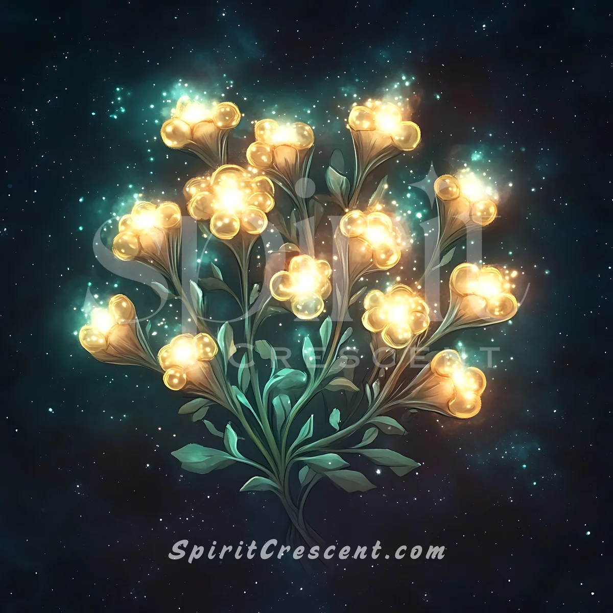 Mystic Bloom Offering for Spirit Companions (Fiery, Warm Energy)