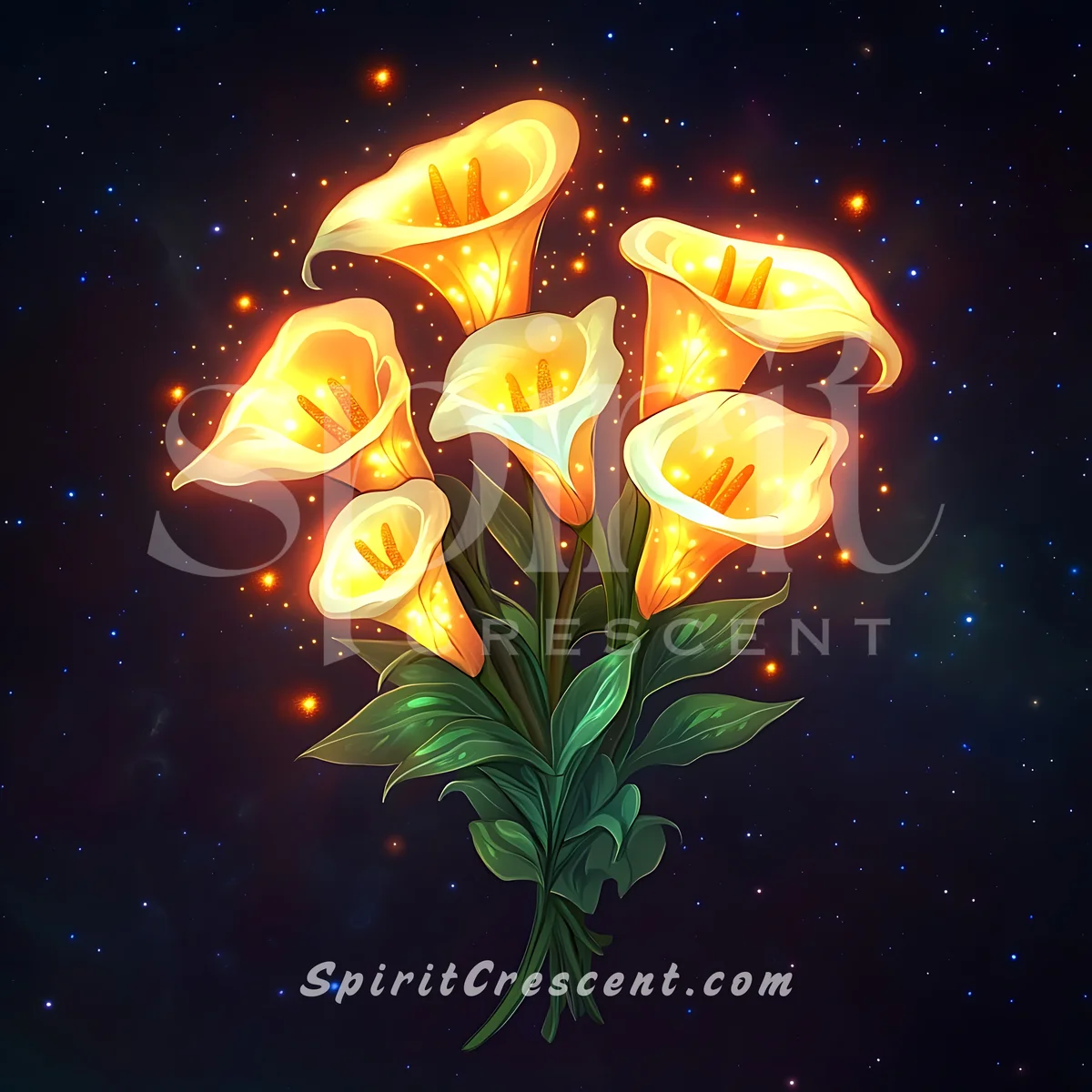 Sacred Lily Calla Lily Blossom Blessing for Spirit Companion Arousing Romantic Captivating Intimate