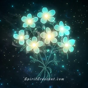 Moonflower Spirit Offering - Soft Lunar Bloom for Emotional Bonding