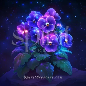 Violet Pansy Spirit Bouquet - Tender, Soothing, and Passionate Energy