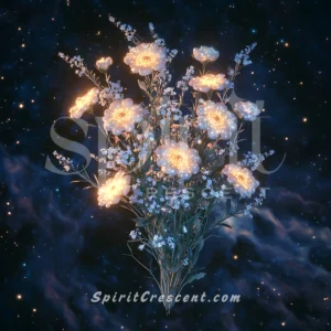 Astral Bachelor’s Button Yarrow Flower Blessing for Spirit Companion Tempting Devoted Magnetizing Sensual