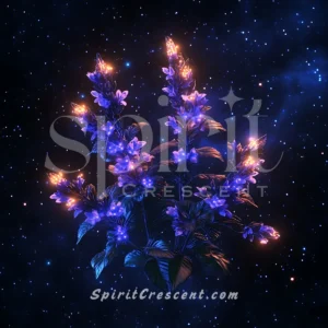 Ethereal Salvia Flower Gift - Devotional Offering for Spirit Companion