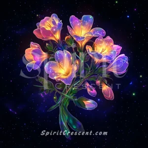 Luminous Freesia Sweet Pea Bouquet: Spirit Offering of Affection