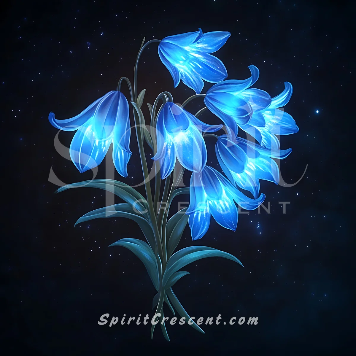 Radiant Bluebell Floral Offering - Devotional for Spirit Companions