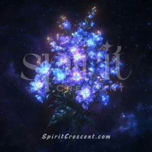Spirit Companion Larkspur Bouquet, Fiery and Captivating (Intimate Offering)