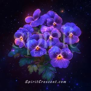 Spirit Companion Offering: Violet Pansy Blossom - Sensual and Intimate